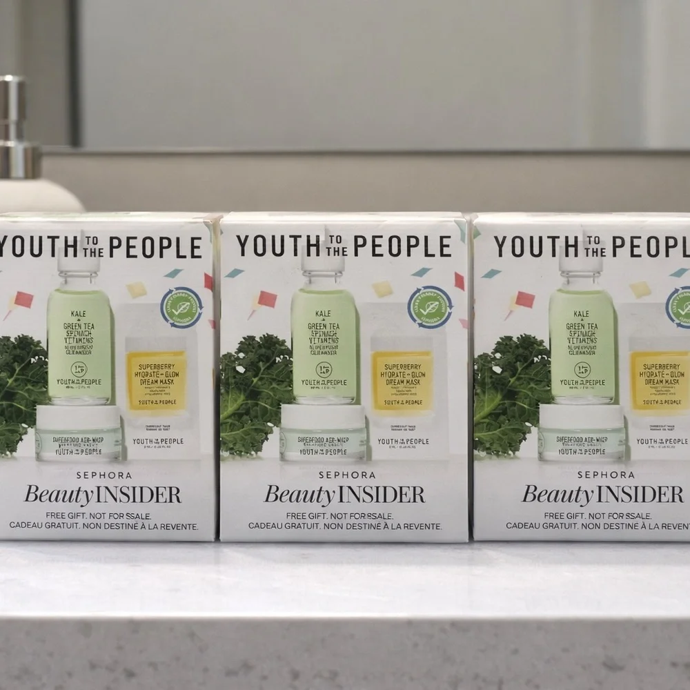 Youth to the People Skincare, 1 Box (3) Piece Set - NIB, never opened!